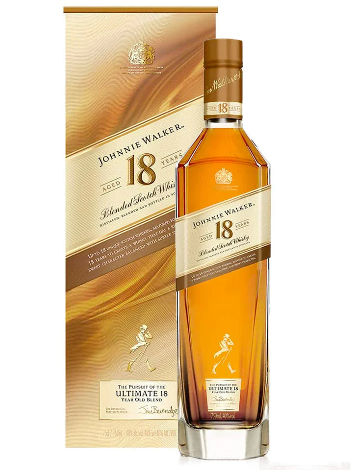 Johnnie Walker 18 Year Old Blended Scotch Whisky, 70cl