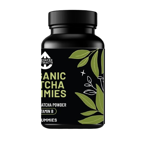 MATCHA GUMMIES AAA Grade Ceremonial Matcha Gummies – 30 Gummies – Vitamin B3 – Apple Flavour – By Elevated Extracts