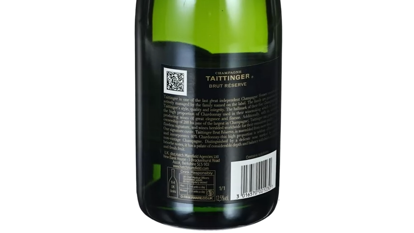 Taittinger Brut Réserve Non Vintage Champagne 750ml